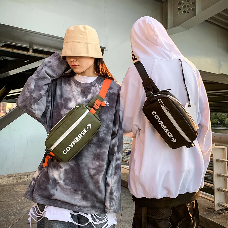 

New Style Wallet Men's Shoulder Bag Shoulder Bag Multi-functional Casual Lightweight Chest Bag Canvas Backpack Fashion Brand Men