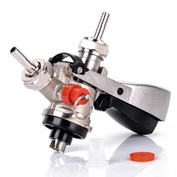

New-Stainless Steel S-Type Keg Homebrew Beer Keg Tap Coupler Draft Beer Dispenser For Wine Brew Bar Tools Beer Equipment