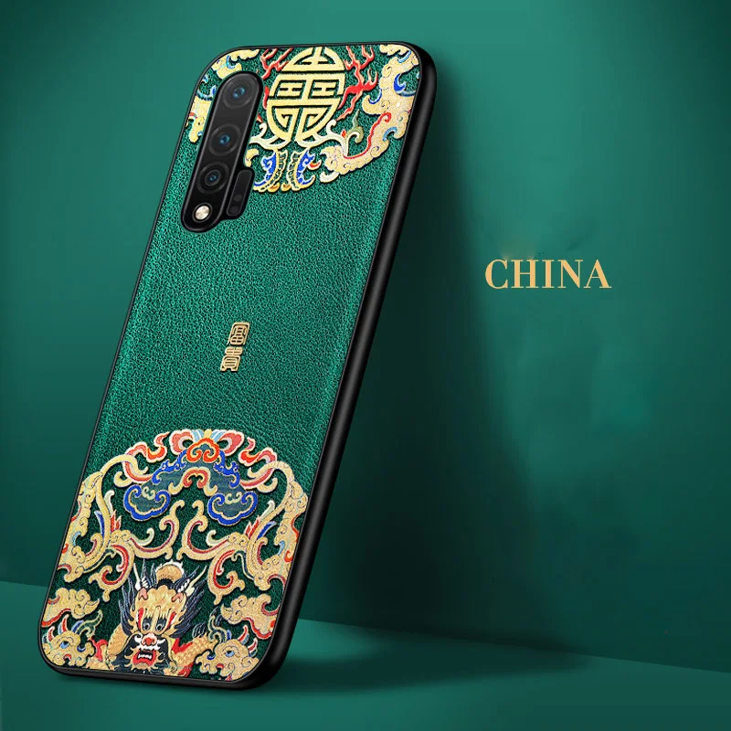 Кожаный чехол Aixuan для huawei Nova 6 телефона с 3D тиснением кожаный силиконовый