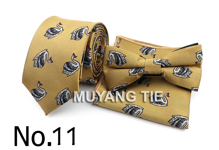 Новые узкие Цветочные Галстуки бабочка Карманный платок галстук платок с изображением бабочек галстук набор из трех предметов