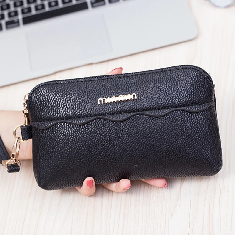 Women Clutch Bag 2020 New Fashion Lady Clutch Bag Shell Bags Casual Cell Phone Coin Purse Woman Leisure PU Zipper Wallet Female