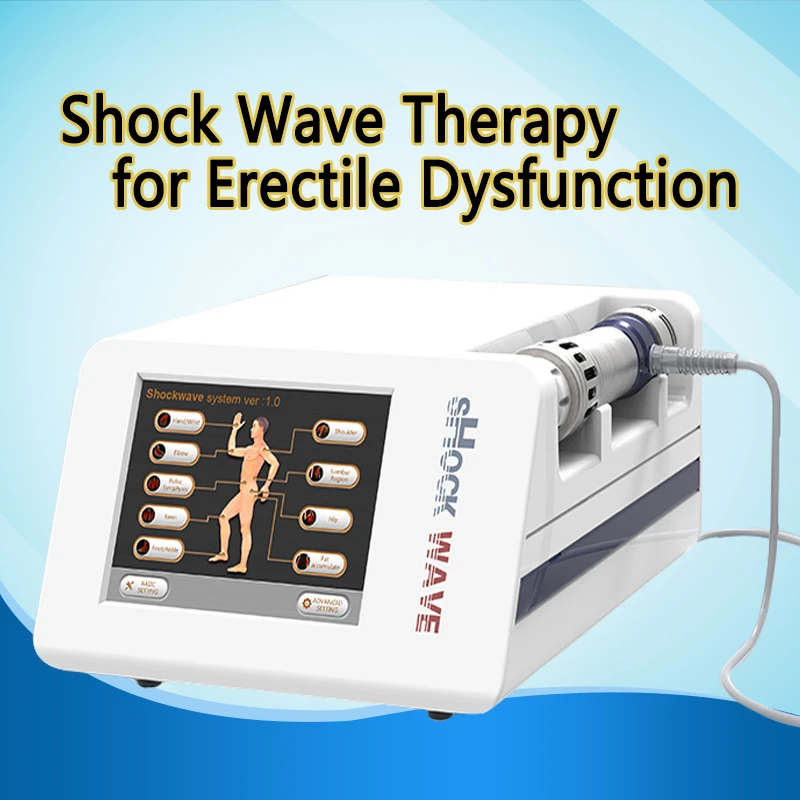  Low intensity extracorporeal shock wave therapy equipment SM824 portable shock wave machine for ere
