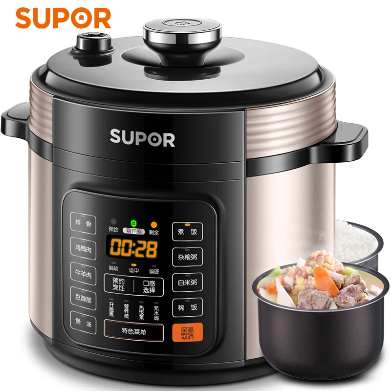 SUPOR Electric Pressure Cooker Smart Touch Incense Energy Saving Cooker