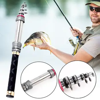 

Telescopic Fish Fishing Rod Sea Sport Lake Carbon Fiber Pond Fisheries Practical Angler Fishing Pole Portable Durable