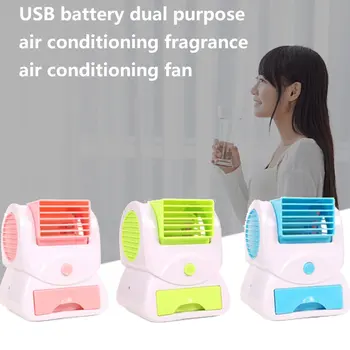 

USB Ultra-quiet No Leaves Mini Air Conditioning Fan Aromatherapy Fan ventilador ar condicionado air conditioner
