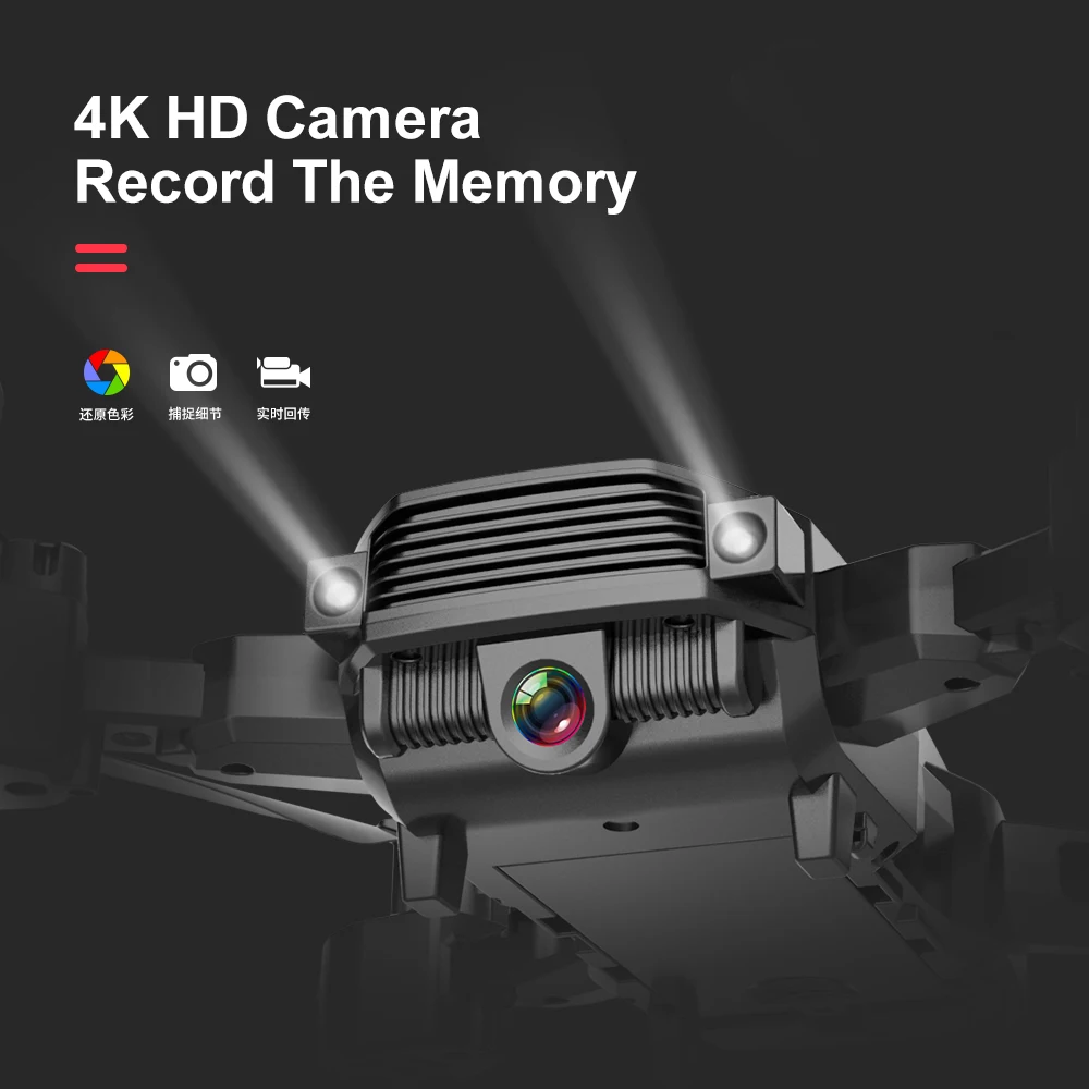 XKJ Дрон F84 WiFi Дрон длительный срок службы батареи RC складной Квадрокоптер 4K HD аэрофотосъемка игрушки на дистанционном управлении