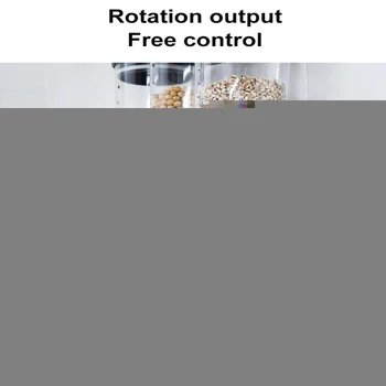 

Wall Mounted Dry Food Dispenser Smart Space Manual Control Storage for Cereal Nuts Beans Trail Mix Candy Granola Rice