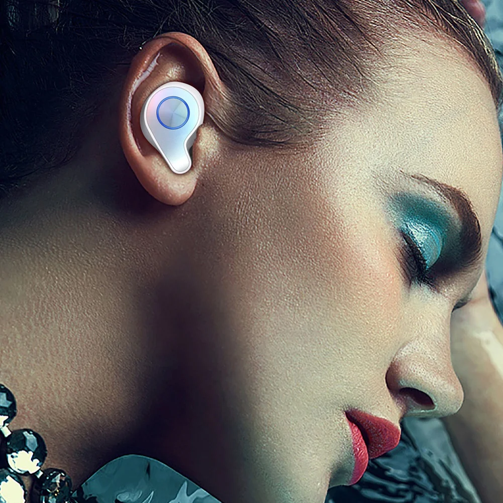 TWS, беспроводные Bluetooth 5,0, спортивные, для бега, водонепроницаемые, наушники, стерео музыка, наушники, гарнитура