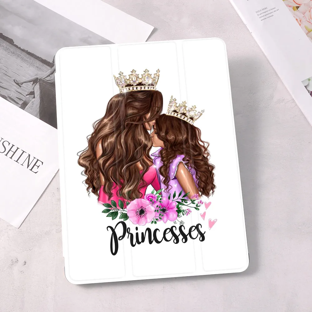 

For ipad case Super Mom Daughter For iPad Air 1 2 3 4,11 inch ipad 5th 6th 8th 7th,12.9 inch ipad Pro 2018 Mini 4 5 Holiday Gift