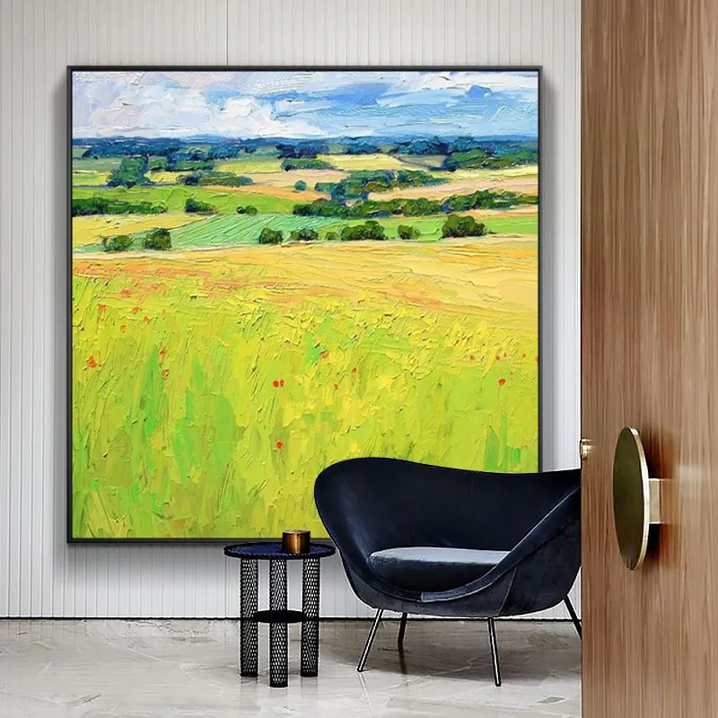 

Catcher Van Gogh Pure hand-painted Oil Painting Style Bumper Restaurant Entrance Decorative Mural Paintings Custom Engraved By H