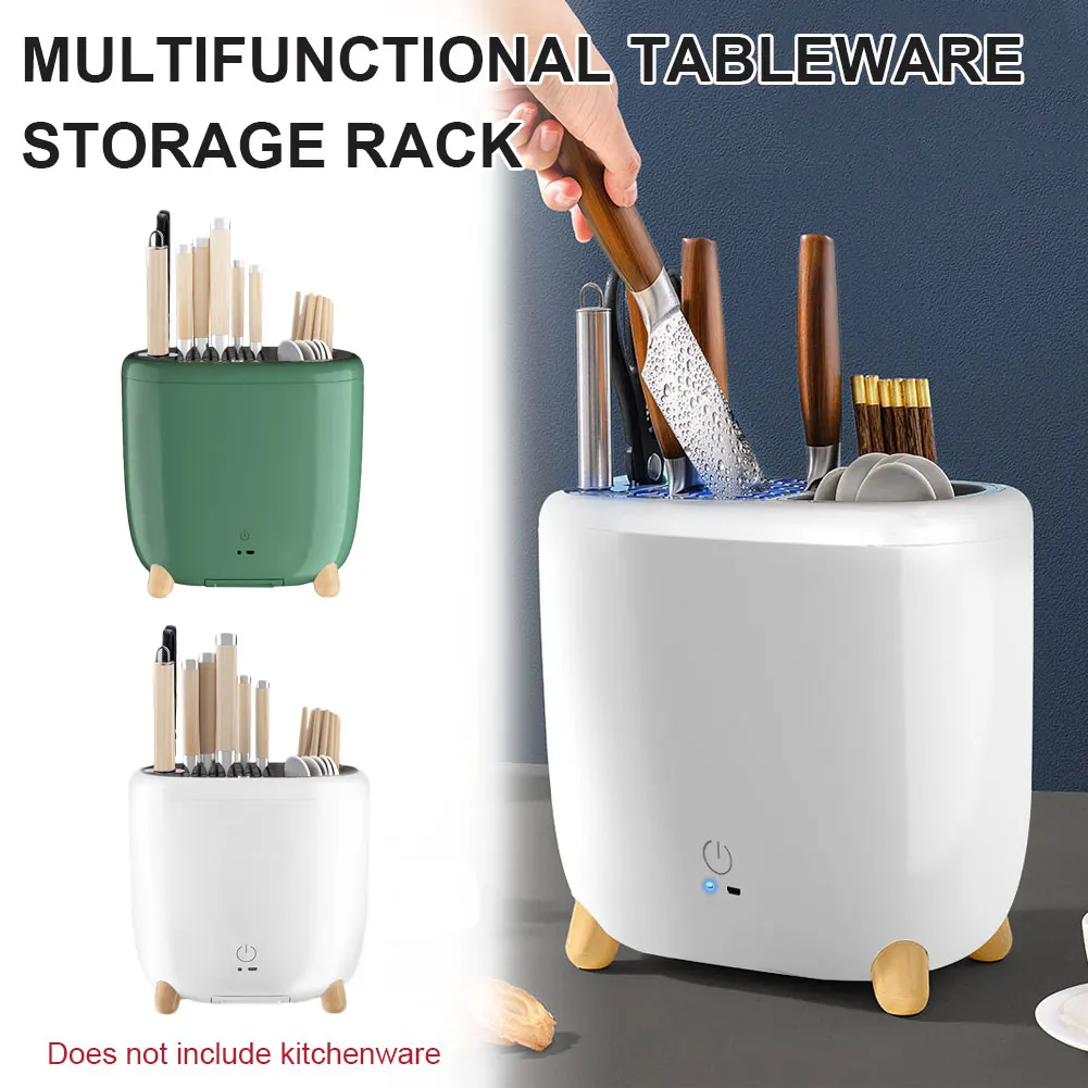 

Multifunctional Household Drain Kitchen Utensils Tableware Knives Chopsticks Storage Rack UV Rack Table Cutlery Flatware Holder
