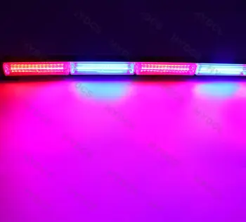 

CYAN SOIL BAY 72W 23" COB LED HAZARD LIGHT BAR BEACON EMERGENCY WARNING STROBE RED BLUE 12V