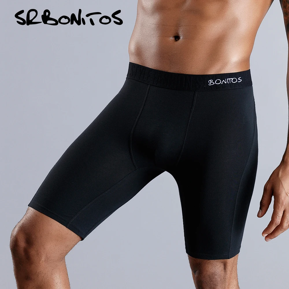 Men Boxer Underwear Long Men Boxer Underwear Men Underware Boxer Shorts Mens Cotton Long Leg Boxers Underpants for Brand Quality Sexy Pouch Panties