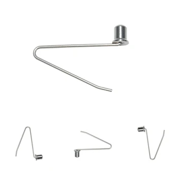 

5PCS Stainless steel solid head springs snap button clips pin for hula hoop