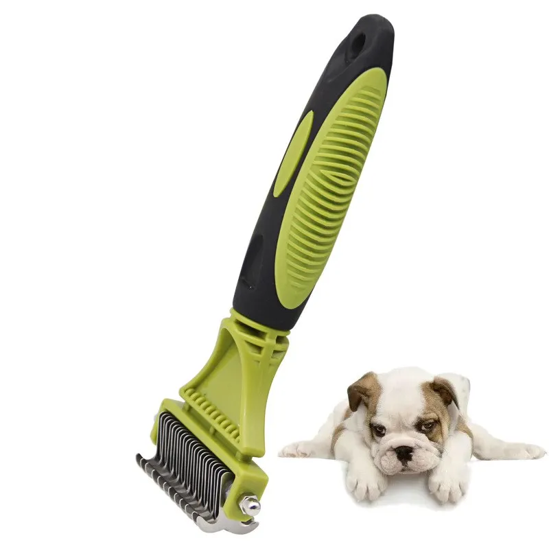 

Pet Dog Comb Large Dogs Open Knot Grooming Brush Stainless Double-sided Hair Shedding Comb Pet Grooming Products Tool