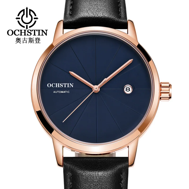 

Ochstin Hot Selling Analog Watch Fashion Hollow out Fully Automatic Mechanical Wrist Watch Men's Night Light Watrproof Watch Fac