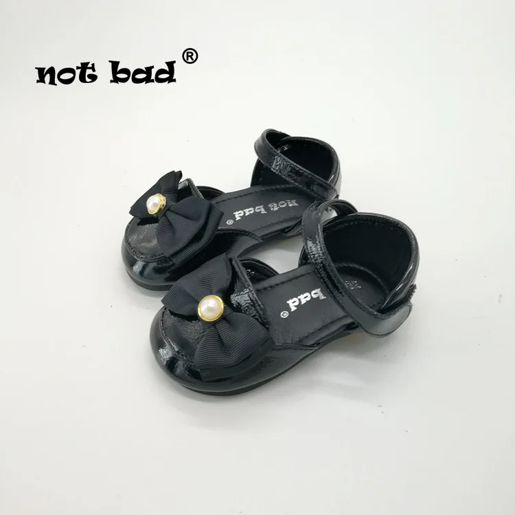 

Notbad CHILDREN'S Shoes Baby Toddler Shoes Bow Princess Shoes Girls' Leather Shoes Velcro Anti-slip Soft-Sole CHILDREN'S Shoes