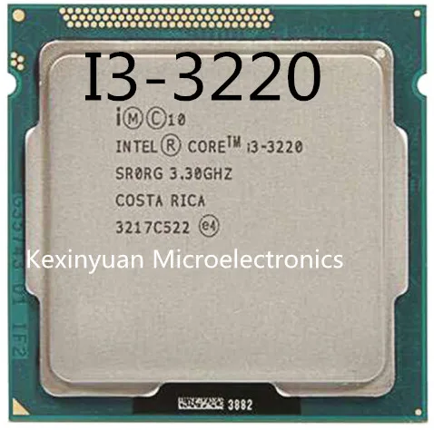 Процессор Intel Core i3-3220 i3 3220 (кэш 3 м, 3,30 ГГц) LGA1155 двухъядерный кабельный адаптор cpu