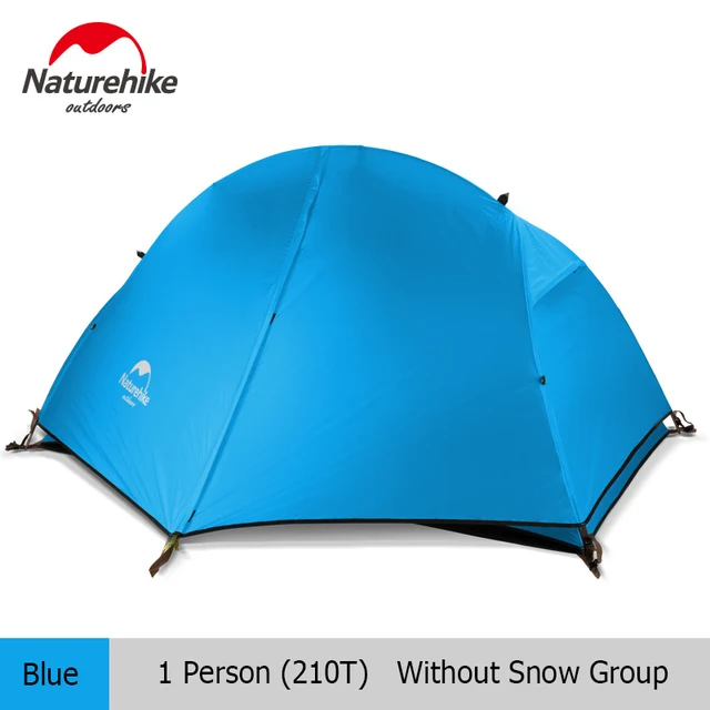 Naturehike Tent Single 1 Person Ultralight Cycling Tent Portable Waterproof Shelter Fishing Beach Outdoor Hiking Camping Tent Blue