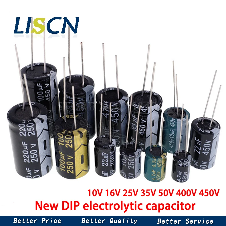 aluminum electrolytic capacitor 4V 10V 16V 25V 35V 470UF 100UF 220UF 330UF 470UF 680UF 1000UF 47UF 1500UF 10UF 22UF 0.47UF 82UF aluminum electrolytic capacitor electrolytic capacitor aluminum capacitor