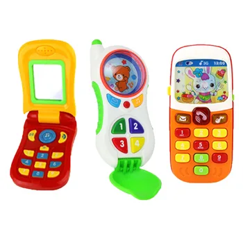 

Baby Smart Phone Toys with Sound Flash Light Electronic Toys Musical Cell Phone Kids Educational Birthday Gifts for Children