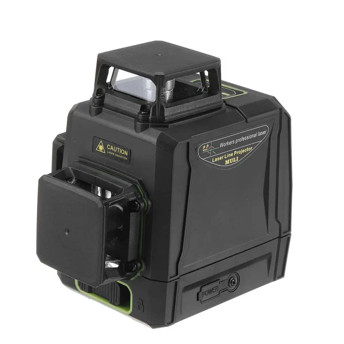 

12 Line 3D Cross Line Rotary Laser Level Auto Self Leveling Green Beam Horizontal And Vertical Laser Indoors and Outdoors