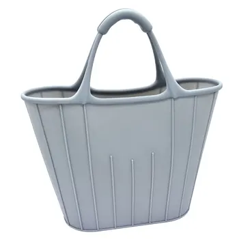 

Multifunctional Silicone Shopping Bag Home Storage Handbag Waterproof Eco-friendly Reuseable For Outdoor Shopping