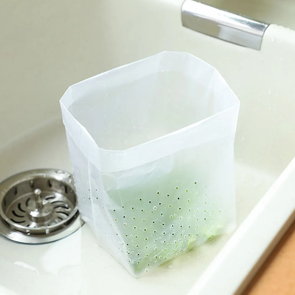 

30 Pcs Sink Drain Self Standing Mesh Filter Kitchen Garbage Bag Convenience Flexible Slag Large Capacity Home Disposable Thick