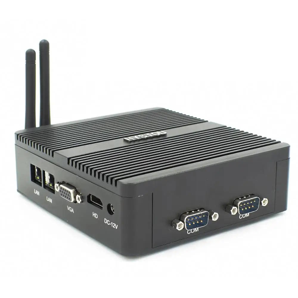 Мини ПК без вентилятора с двойной LAN Windows 10 Linux PFsense роутер брандмауэр компьютер