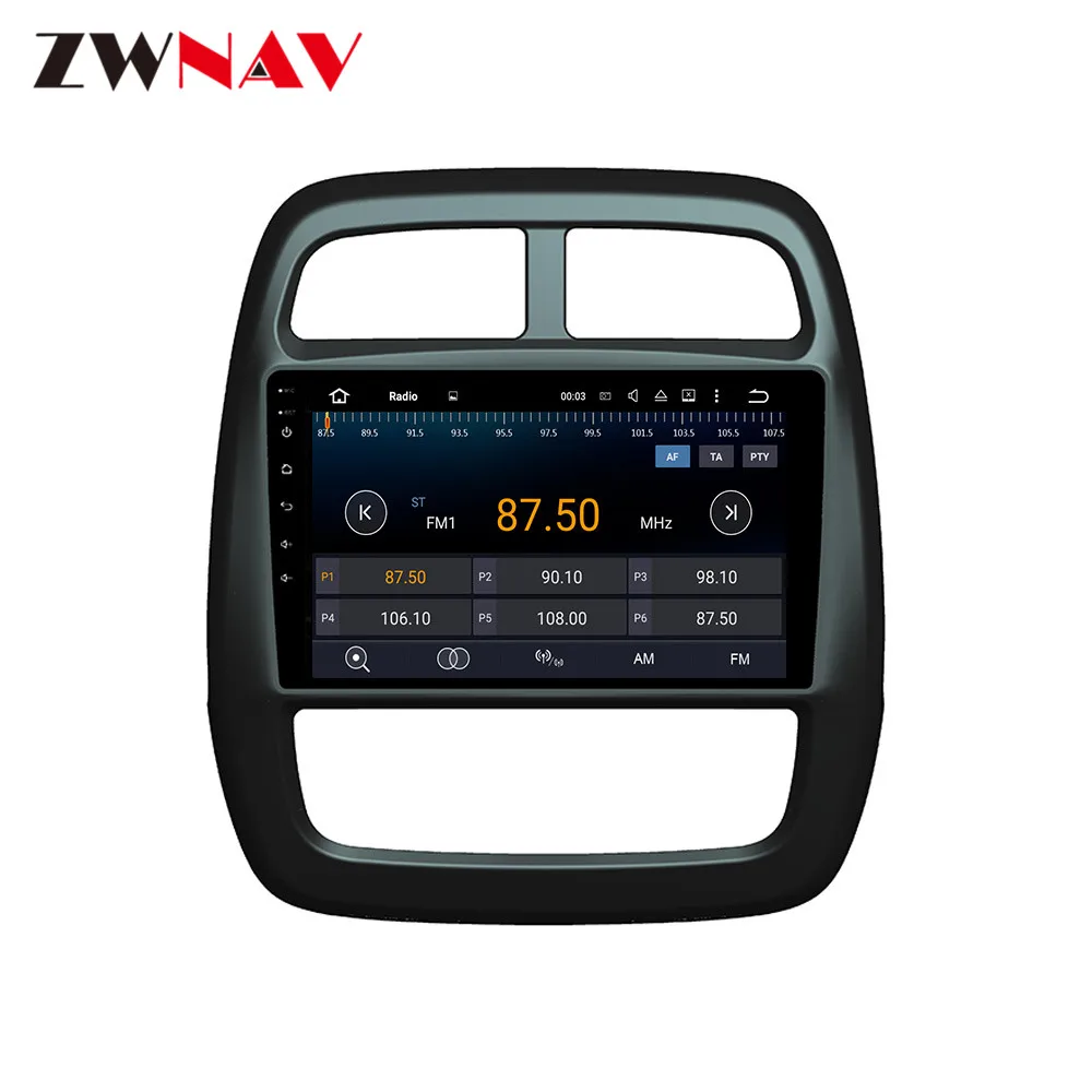 Discount DSP Android 9.0 Car GPS Navigation car No DVD Player For Renault Kwid 2015+ Auto AC Stereo radio Player tape recorder head unit 8