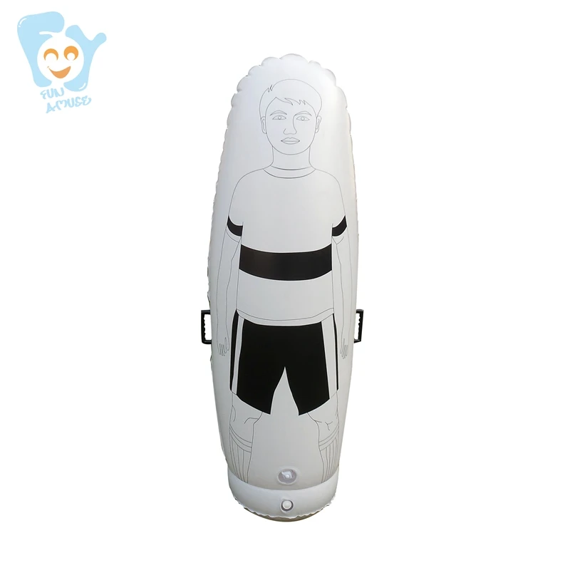 1.8m High Inflatable Football Training Dummy Soccer Mannequin GoalKeeper Defender Wall Tumbler