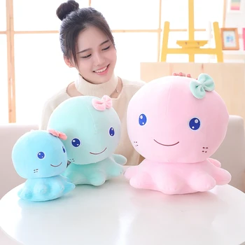 

1 Pc Cute Octopus Cartoon Down Cotton Animals Pillows Girls Doll Kid Toy