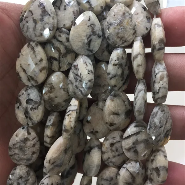 Природный Амазонит Jasper Unakite Sodalite Ore Бусы из драгоценных камней 11 шт. 13*18 мм жемчужины для ювелирных изделий Дождевая капля, слеза сделай сам - Цвет: Feldspar Ore