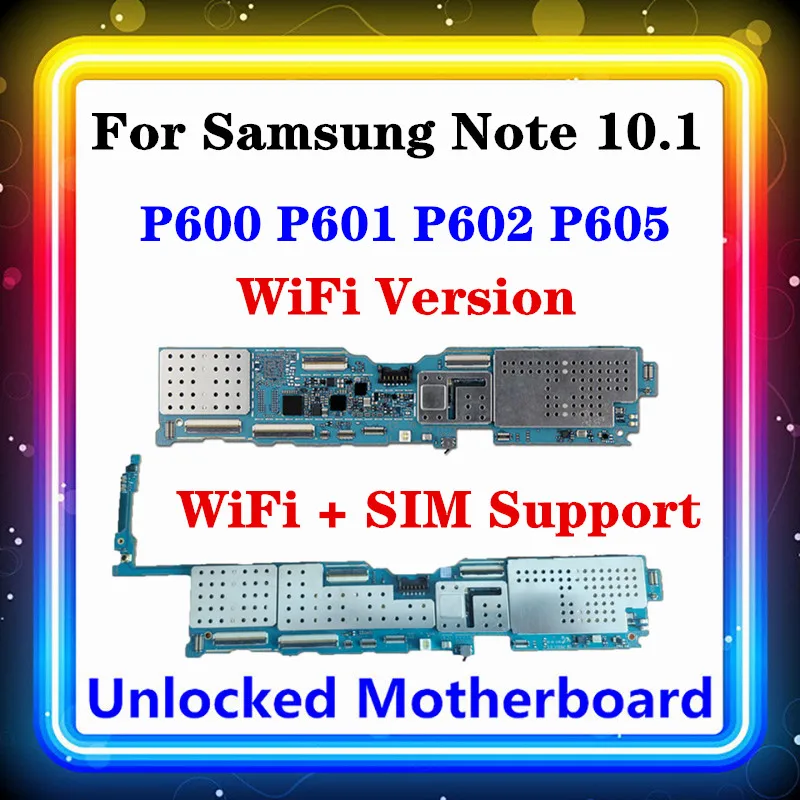 Для Samsung Galaxy Note 10 1 P600 P602 P601 P605 P607 материнская плата Оригинальный Заменить