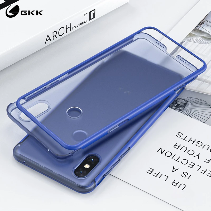 

Slide Casing for Xiaomi Mi Mix 3 Case 2 in 1 Anti-knock Translucent Matte Feel Slim Hard Shell for Xiaomi mi mix3 Cover Coque