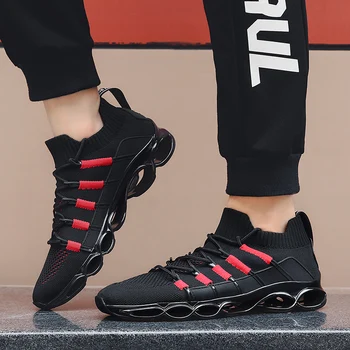 

New Outdoor Men Free Running for Men Jogging Walking Sports Shoes High-quality Lace-up Athietic Breathable Blade Sneakers