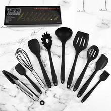 Напрямую от производителя силикагель кухонная посуда 10 шт. антипригарный набор кухонной посуды комплект лопат кухонные принадлежности