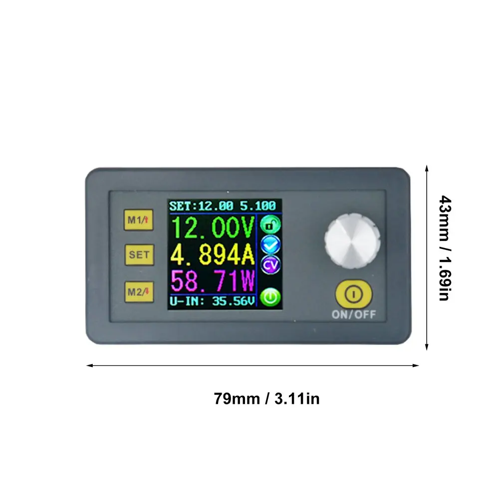 DP30V5A Постоянное Напряжение Ток понижающий Программируемый Модуль питания понижающий преобразователь напряжения регулятор цветной ЖК-дисплей