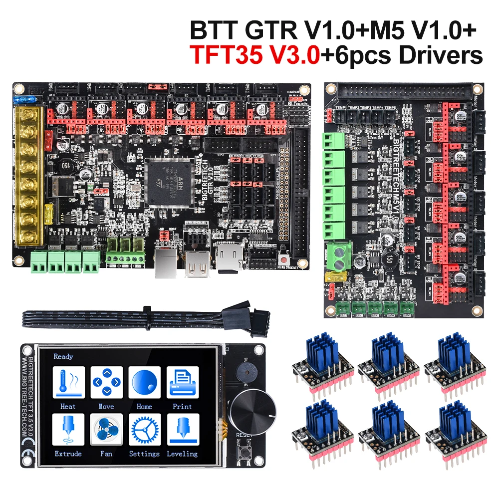 ^*Best Offers BIGTREETECH GTR V1.0 32 Bit Control Board BTT M5 V1.0 Expansion board TFT35 V3.0 3D Printer Parts a4988 TMC2208 TMC2130 TMC2209 ^*Best Offers BIGTREETECH GTR V1.0 32 Bit Control Board BTT M5 V1.0 Expansion board TFT35 V3.0 3D Printer Parts a4988 TMC2208 TMC2130 TMC2209
