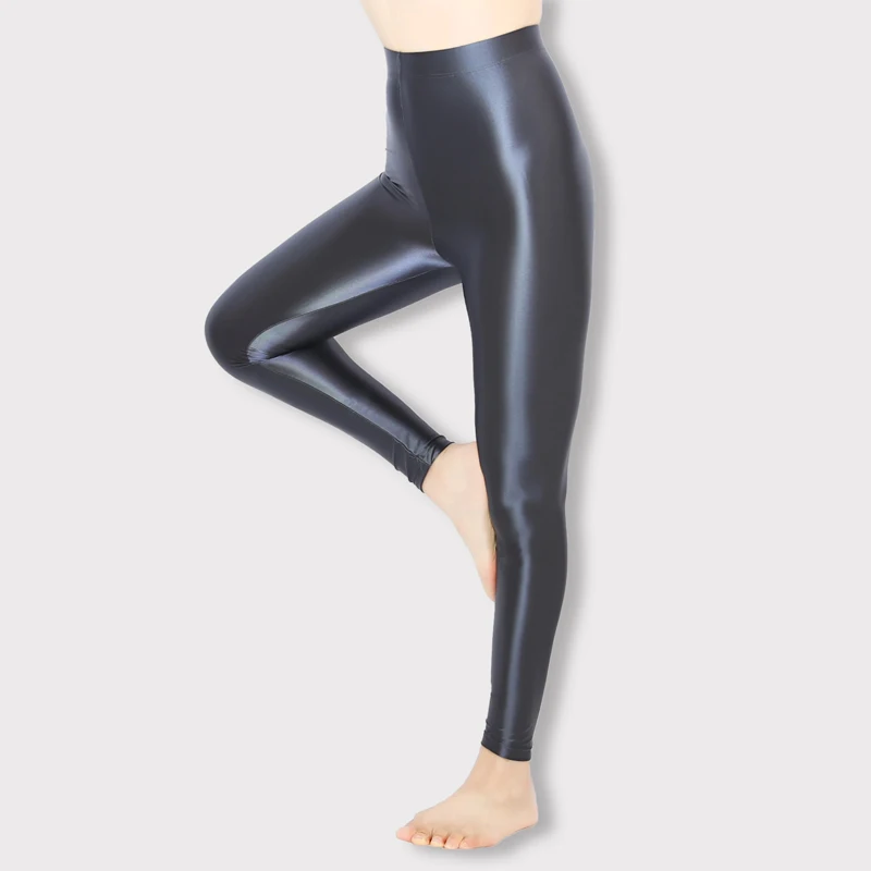 Yoga Outfit My Satin Glossy Leggings High Women Elasticity Capri Pants  Sport Fitness Opaque Shiny Sexy Japanese Tights From Gesanghuaa, $40.98