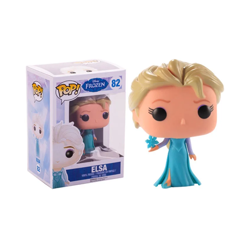 FUNKO POP disney холодное сердце Снежная королева принцесса кукла Анна, Эльза, Олаф фигурка Коллекция Модель игрушки для детей Рождественский подарок