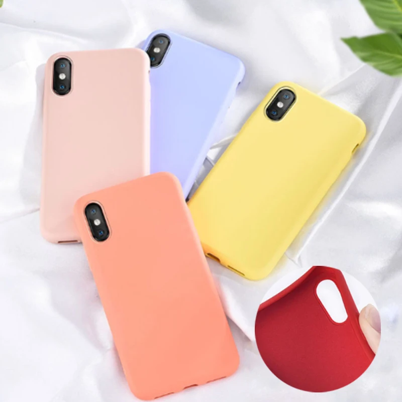 Мягкий силиконовый чехол Honor 8X ярких цветов для Huawei мягкий задней панели телефона