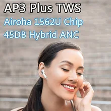Earphones Earbuds Spatial Audio 1562u-Chip Active Noise Tws Bluetooth Ap3-Plus Tws Wireless