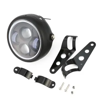 

16cm/6.5" Motorcycle LED Headlight HeadLamp Bulb Universal Sportster Cafe Racer Bobber Motorbike Cruisers Choppers