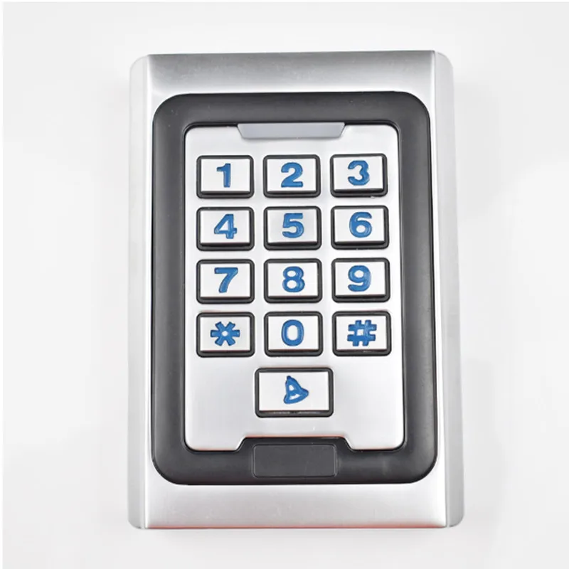 

RFID 125Khz EM Card Door Access Control Metal case Silicon Keypad Security Entry 2000 Users