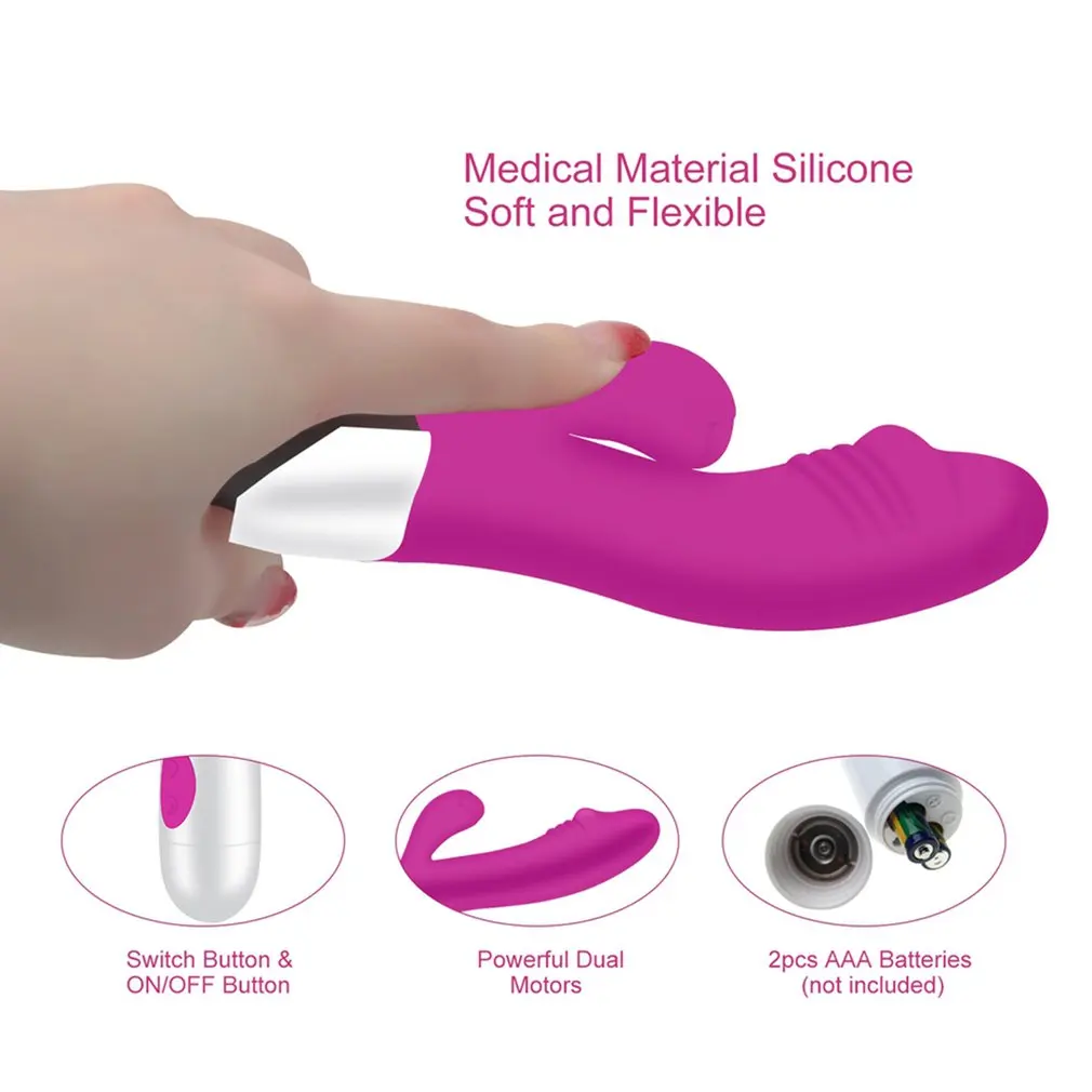 Vibrating Massage Stick Female Masturbation Device G-point Massage Stick Fun Supplies For Masturbation 30 Frequency