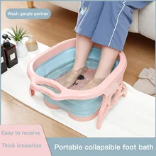 Домашнее пластиковое ведро для замачивания ног водонепроницаемый складной бассейн пенящееся массажное ведро сауна ванна педикюр ванна Складная Ванна