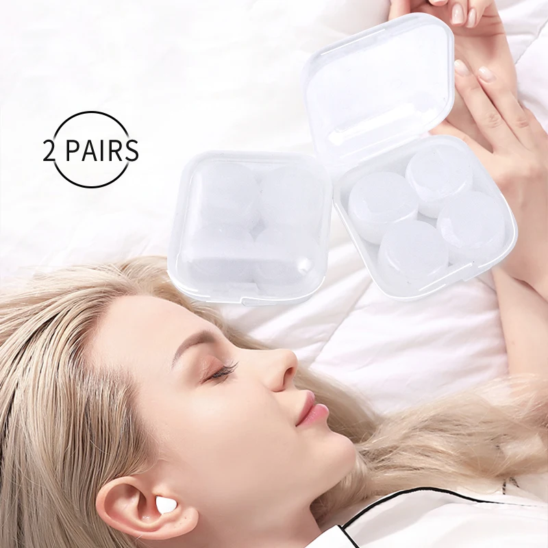 16/8Pcs Soft Comfortable Ear Plugs Swimming Silicone EarPlugs Anti-noise Dust-Proof EarPlug Diving Sports Swimming Accessories 2
