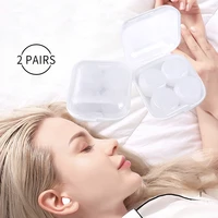 16/8Pcs Soft Comfortable Ear Plugs Swimming Silicone EarPlugs Anti-noise Dust-Proof EarPlug Diving Sports Swimming Accessories 2