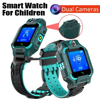 

Dual Camera Anti Lost Location Baby Smart Watch Kids SOS SIM Phone Watch Children LBS Positioning Tracker Watches Waterproof